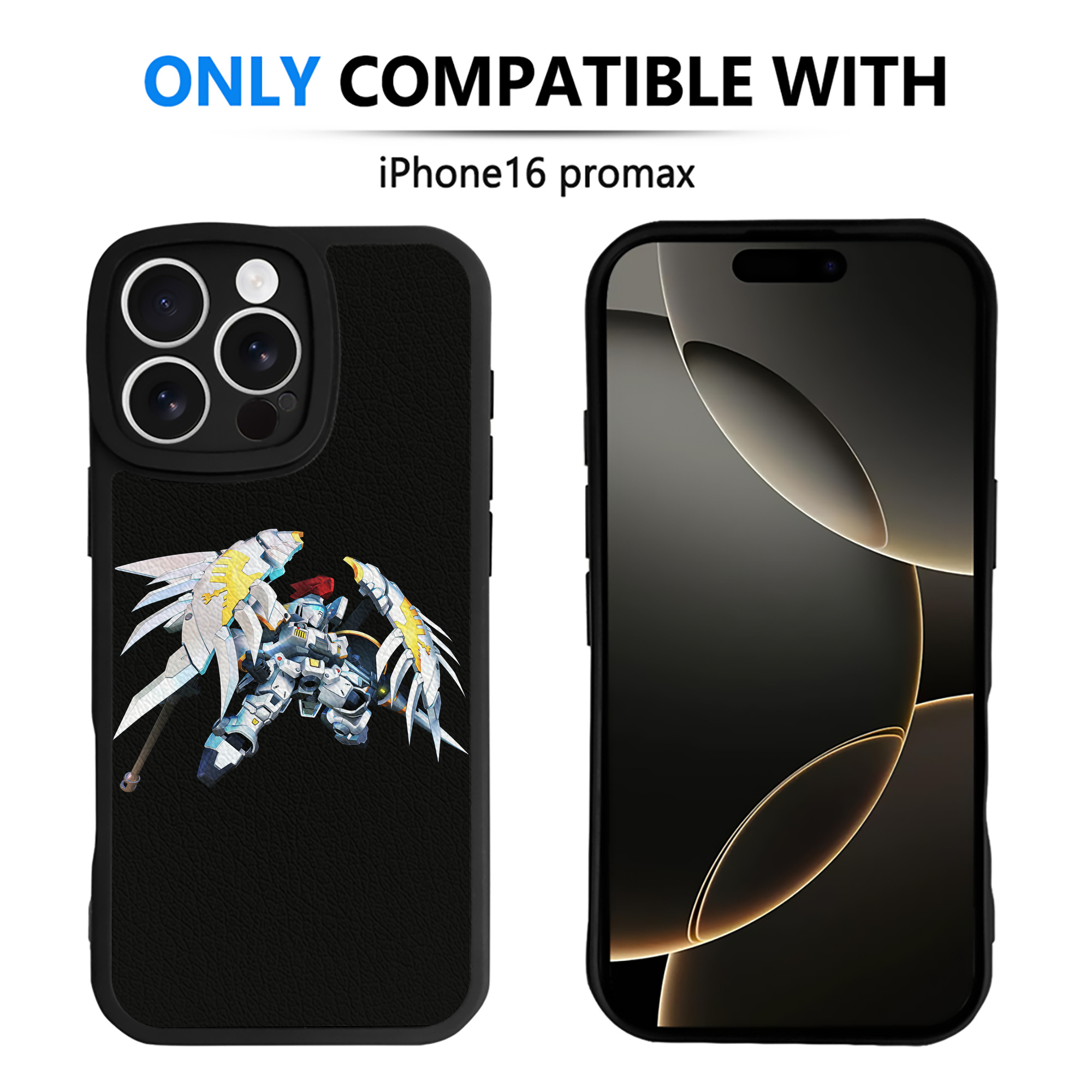 （画像用） 機動戦士ガンダム Mobile Suit Gundam 【iPhone 16シリーズ対応】シリコンスマホケース（レザー調） 材質：シリコン